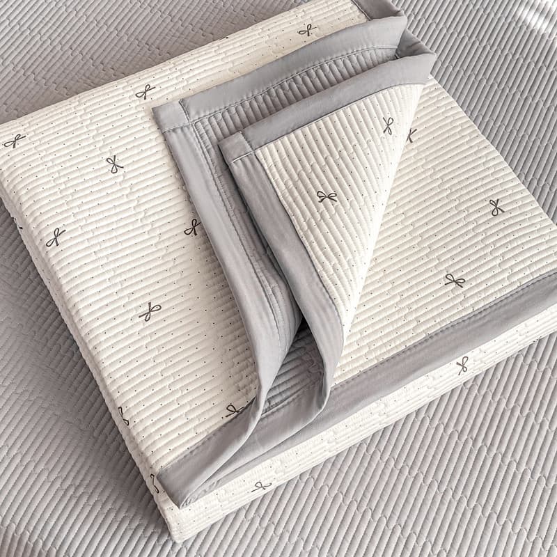 Capa de cama de fio duplo classe A quatro estações Universal Tatami Kang capa conjunto de três peças não algodão puro al