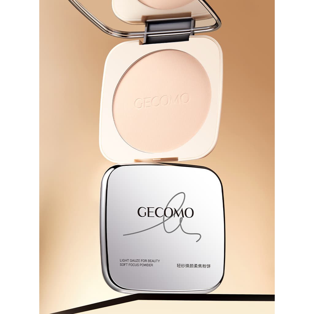 Xiaoyu Begonia Recomendado Pó de fixação de maquiagem Controle de óleo Peeling de longa duração à prova d'água à prova d
