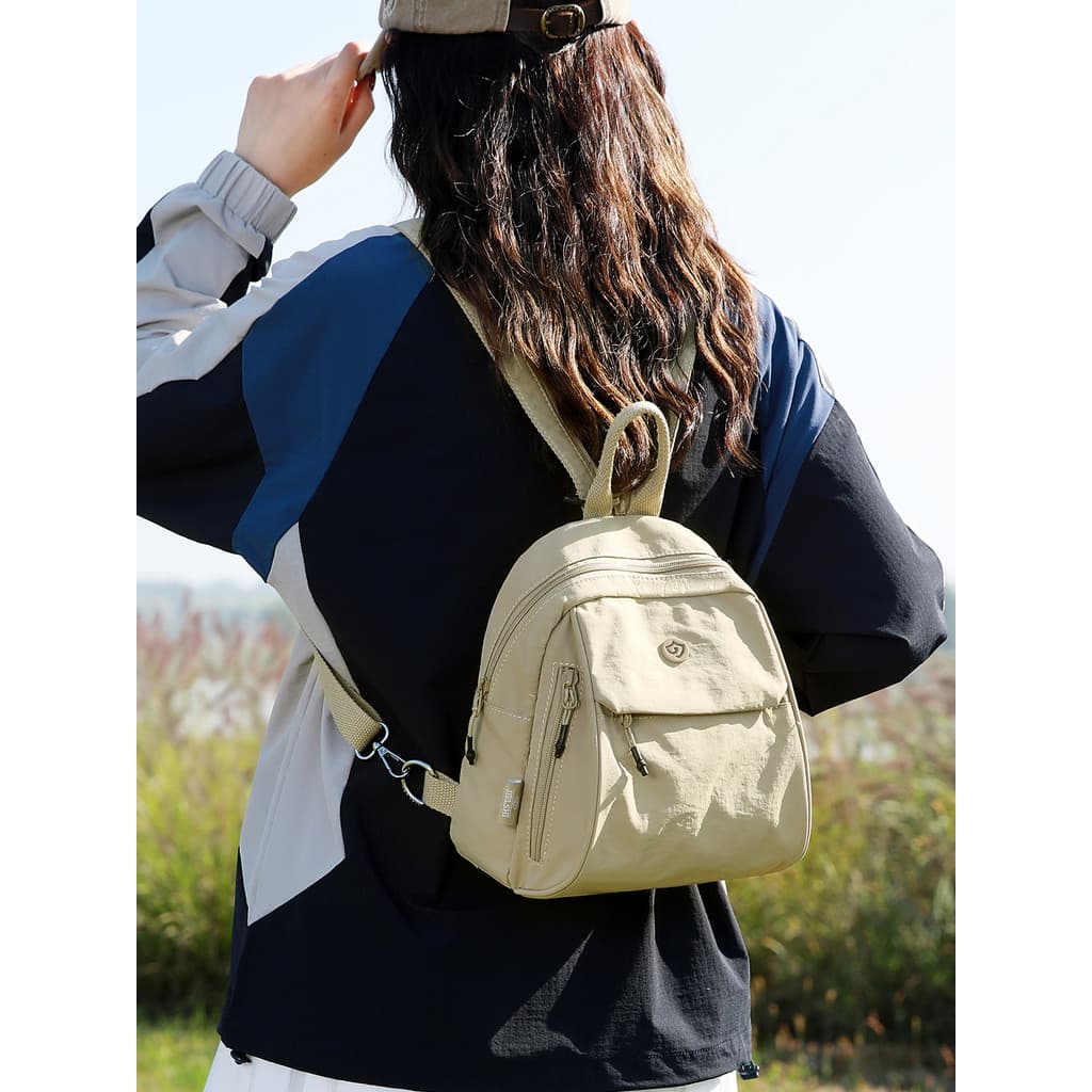 Mini Oxford pano mochila feminina 2026 nova leve viagem escalada caminhadas pequena mochila Multi-Purpose Crossbody saco