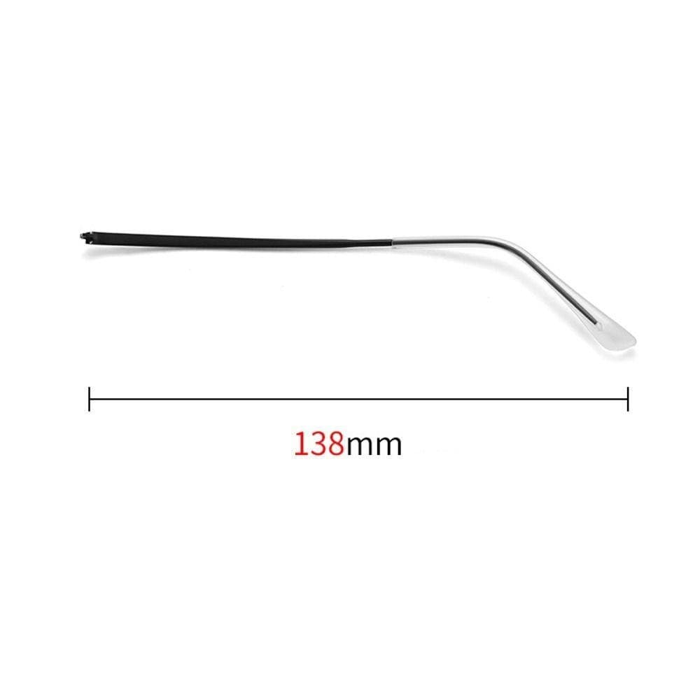 Haste de Óculos SULOVEDU, Haste de Metal Antiderrapante de Reposição, Ferramenta de Reparo Transparente, Acessório para