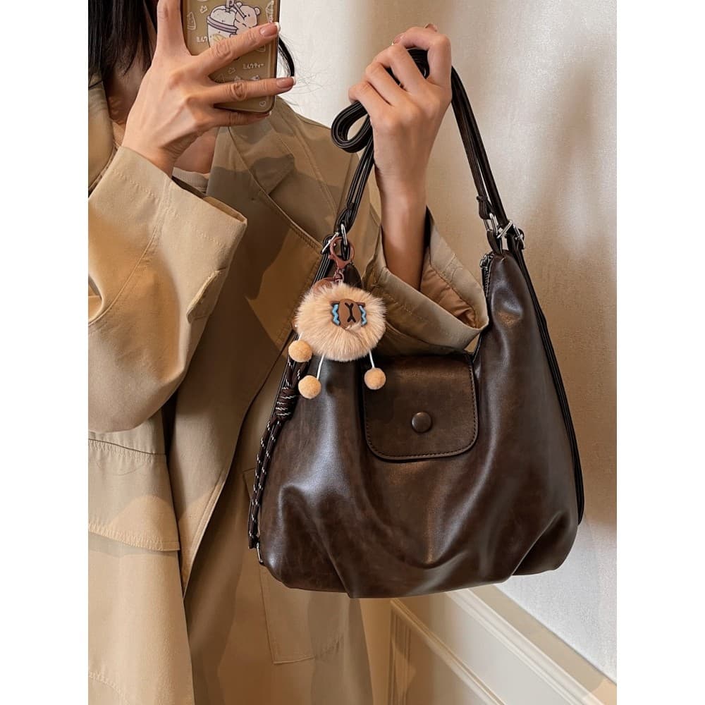 Um saco Multi-back sacola novo estilo de um ombro Retro saco do mensageiro Commuter mochila volta nuvem saco de grande c