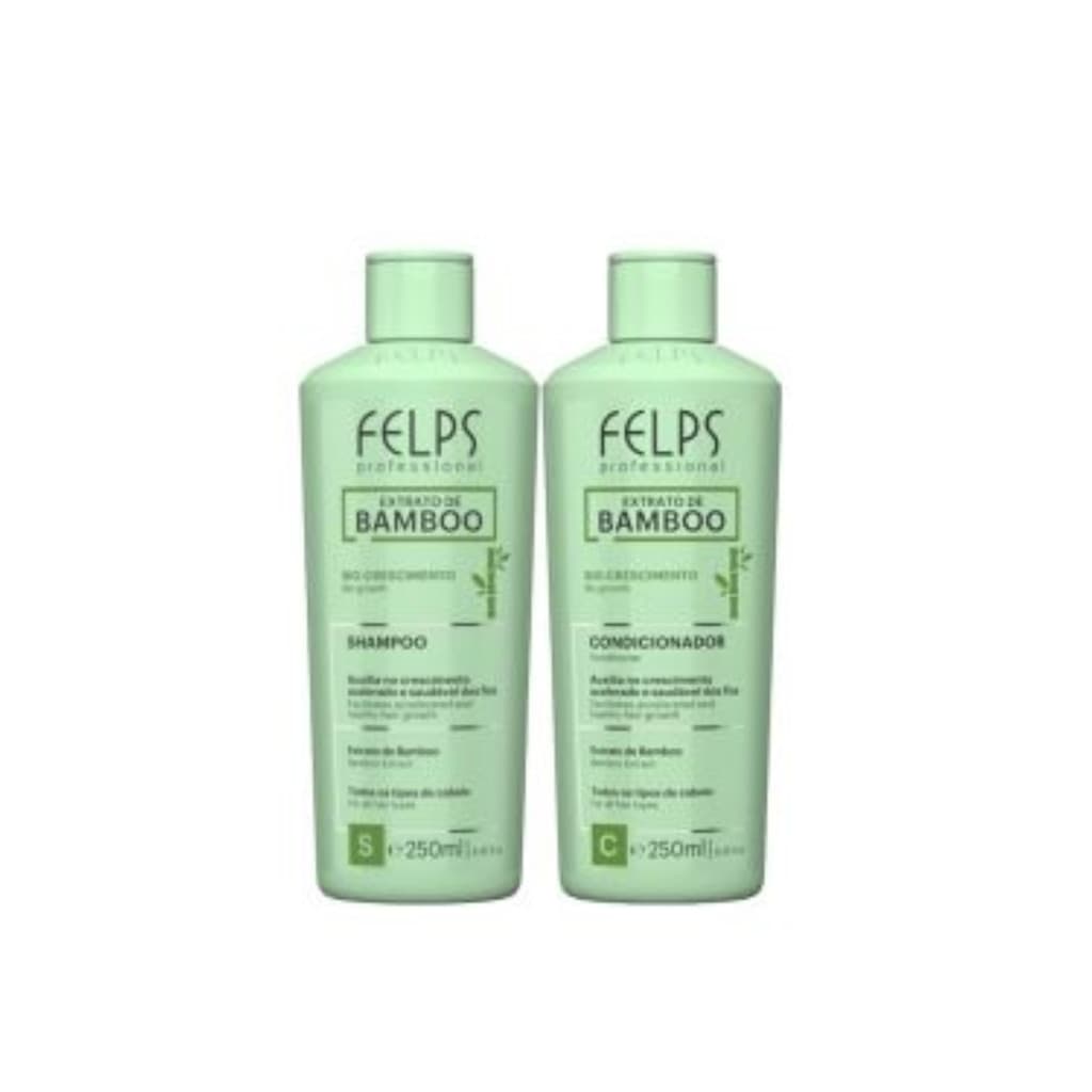 Kit c/2 Bamboo Felps - Shampoo 250ml + Condicionador 250ml