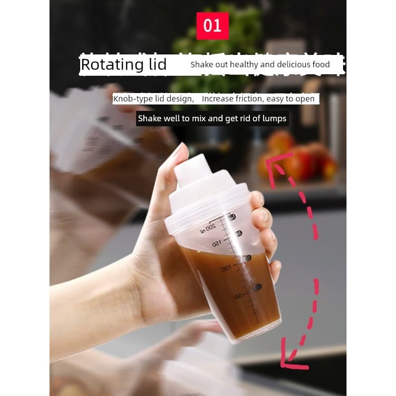 Japão importado shaker copo de café esportes Fitness mão shaker copo proteína em pó com escala leite chá suco copo