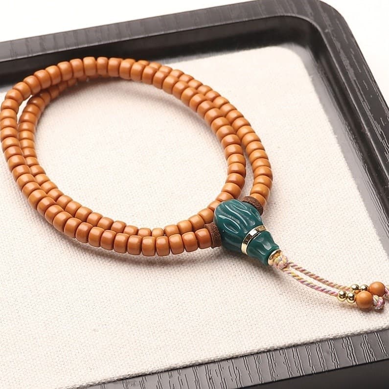 Pulseira de ponta de núcleo de azeitona coleção grau núcleo de azeitona parede corte reto contas de barril de Hericium e