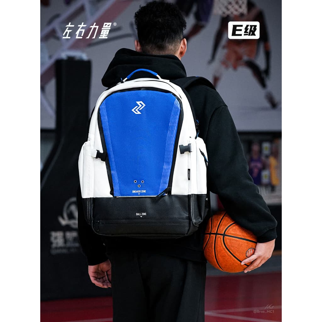 Esquerda direita força saco de basquete grande capacidade armazenamento treinamento mochila feminino esportes montanhism