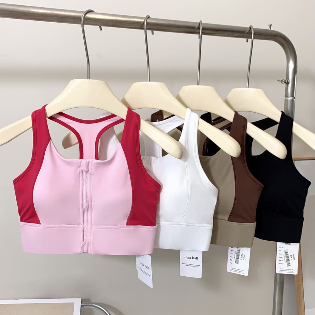 Roupa íntima esportiva com zíper frontal, fácil de usar e tirar, leve, somatossensorial, de alta resistência