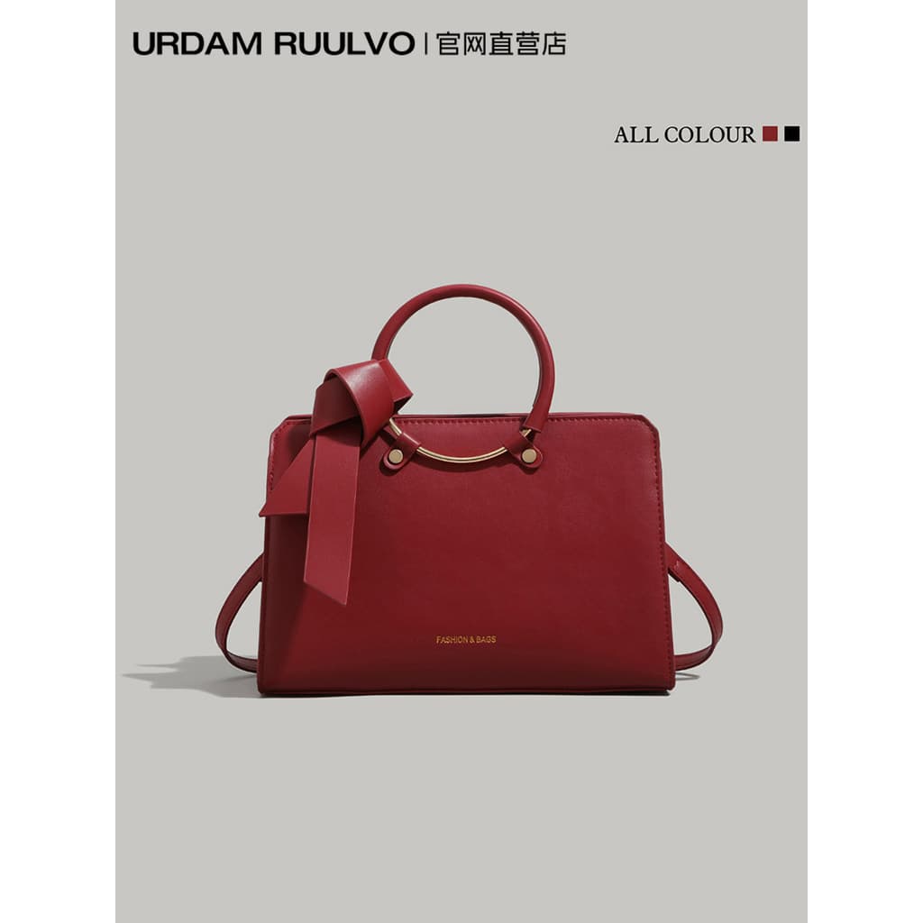 UR moda elegante senhoras de meia-idade mãe saco 2026 novo estilo vermelho nupcial saco de casamento grande capacidade p