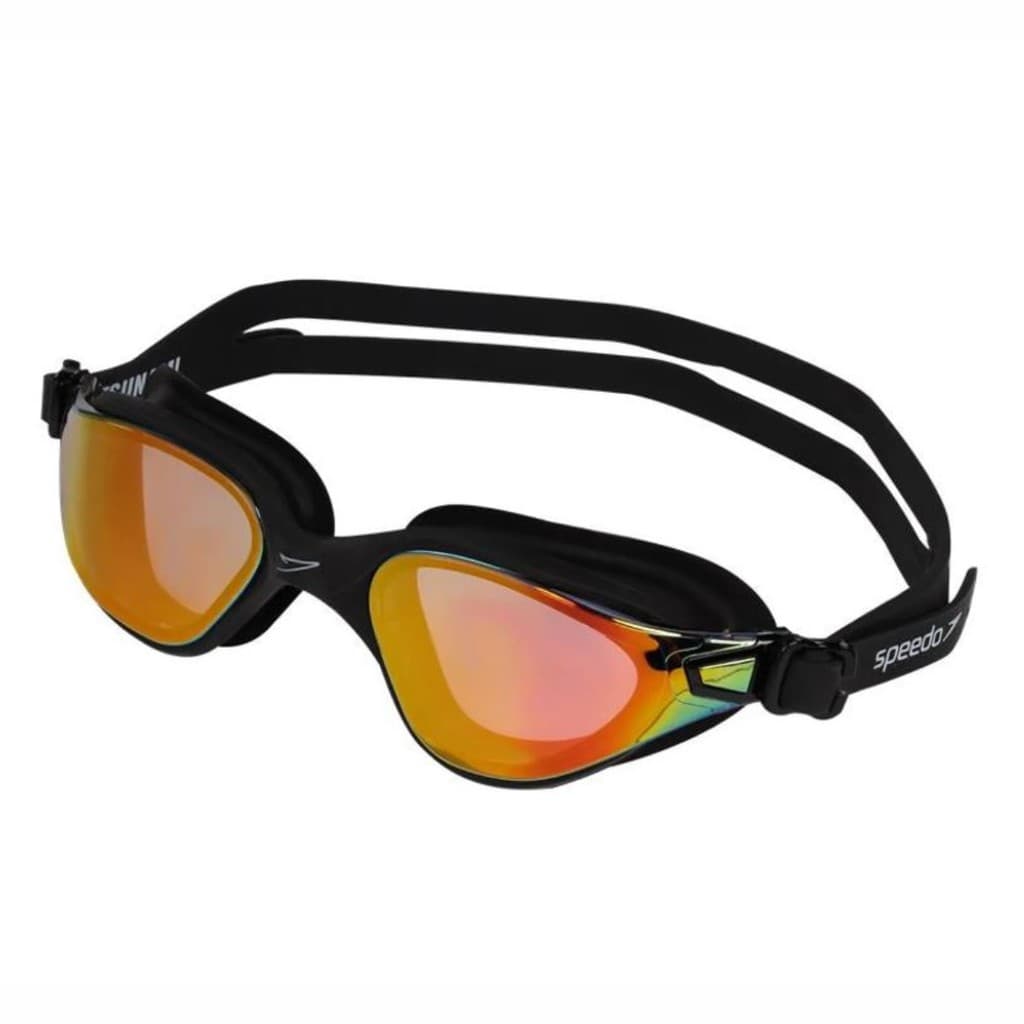 Óculos de Natação Speedo Tsunami Preto Revo Red Espelhado