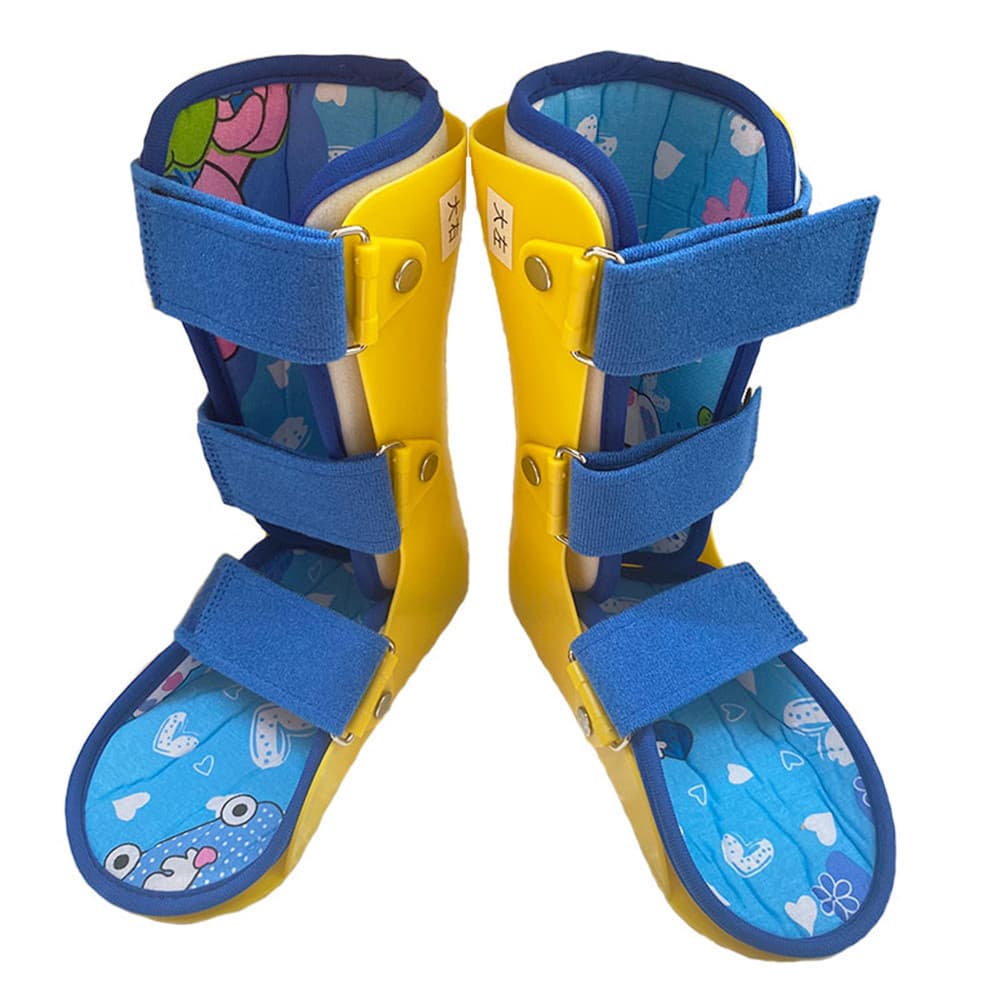 Órtese AFO infantil de peça única para tratamento de pé caído, adequada para uso noturno em crianças.   CD16