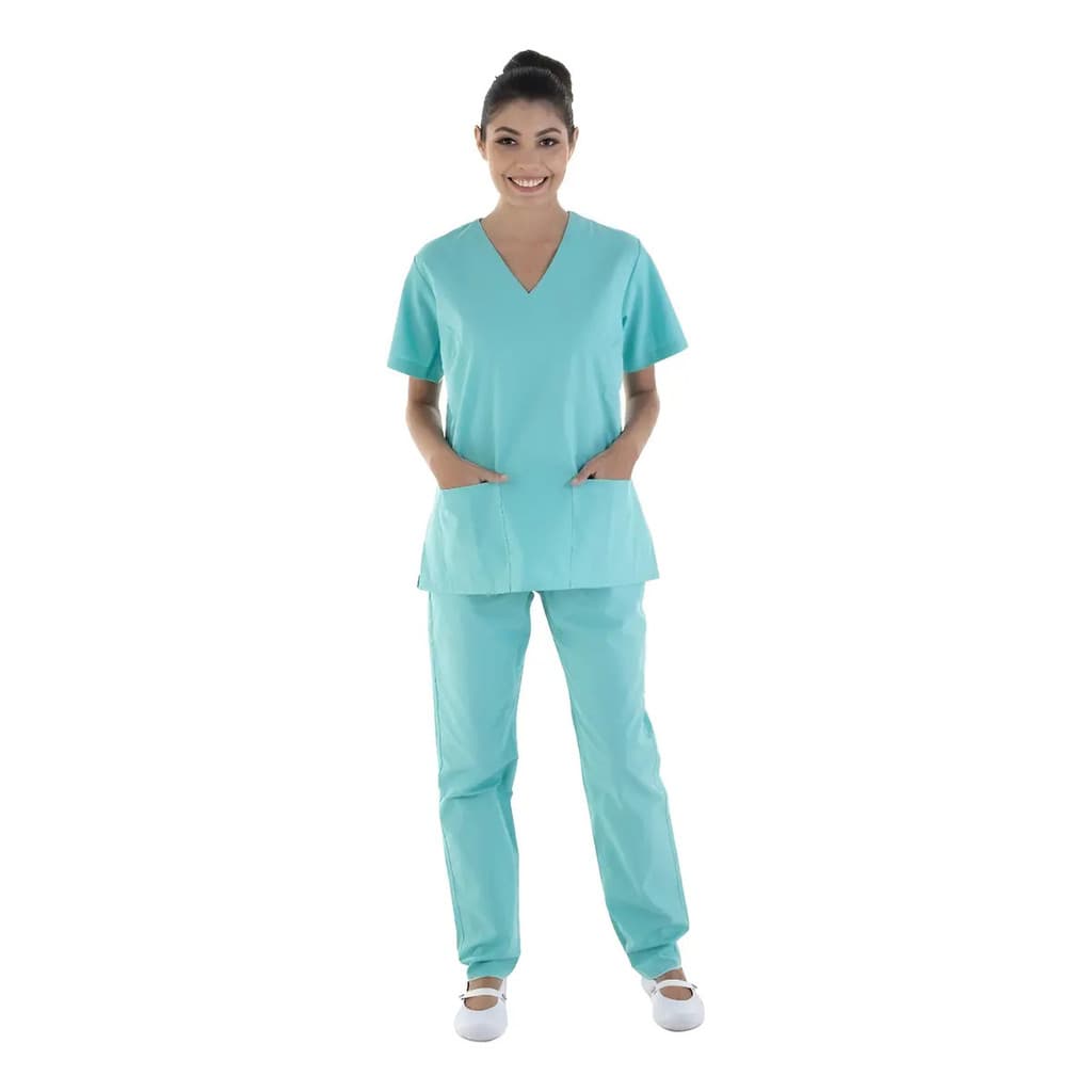 Pijama Cirúrgico Feminino - Cedro Hospitalar 100% Algodão