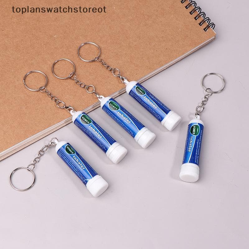 TOL 5 Pçs Nasal Sti Chaveiro Impulsiona Tubos Inaladores De Foco Resfriamento Inalador Aromaterapia Barra De Energia BR