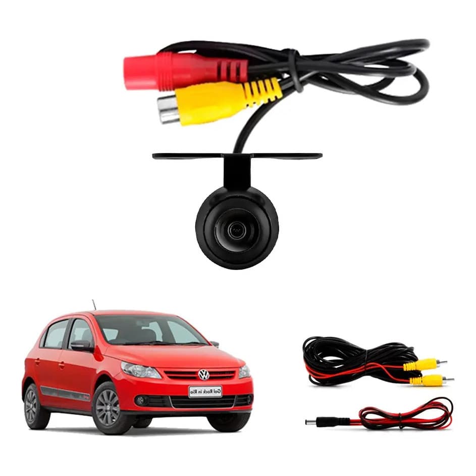 Camera De Ré Borboleta Hd Volkswagen Gol G5 2012 2013