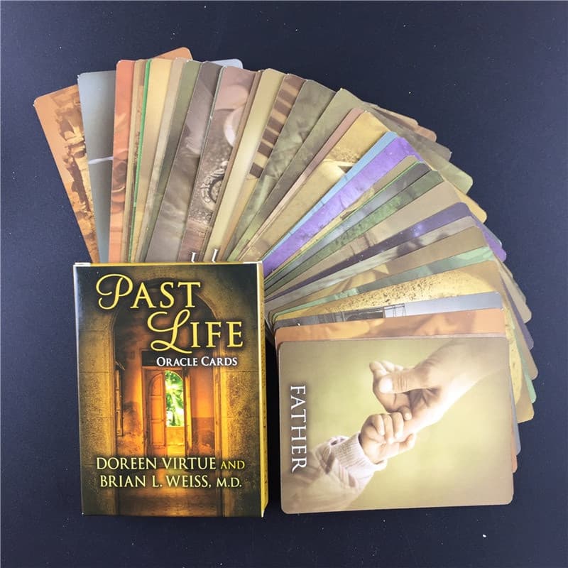 2022 Nova Vida Passada Oculo Cartões Completa Inglês Tarot Jogos De Tabuleiro De Fábrica Feito De Alta Qualidade