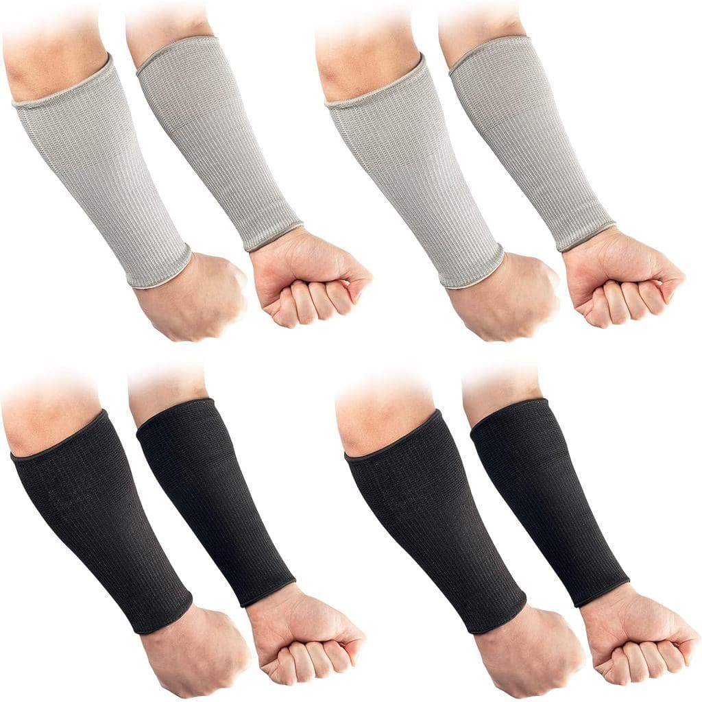 OriStout 4 pares de mangas para antebraços, usadas para proteção de pele fina e braços arranhados, mangas resistentes a