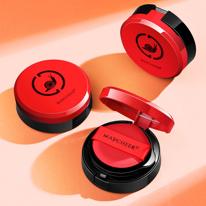 MAYCHEER/MAYCHEER Tik Tok Caracol Corretivo Almofada cc Creme Base Maquiagem Nu Almofada de Maquiagem BB Creme