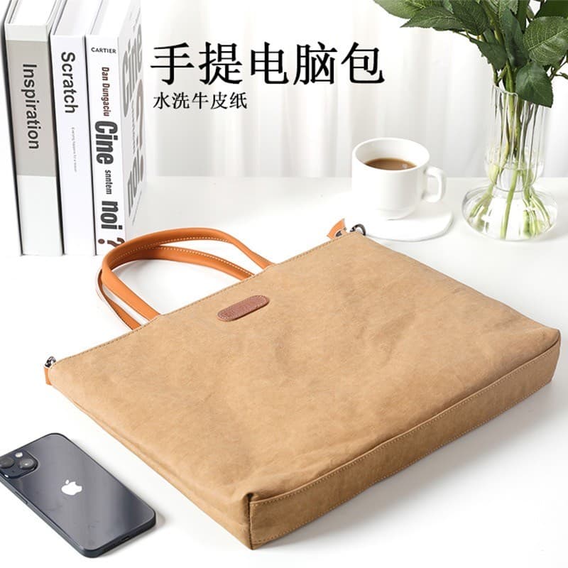 Bolsa de arquivo Bolsa mensageiro de ombro para viagem adequada para Huawei Apple Macbookair43/50cm m4 Novo estilo 2025