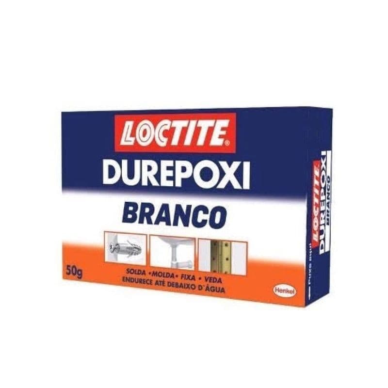 DUREPOX BRANCO LOCTITE 50g ORIGINAL MASSA EPÓXI