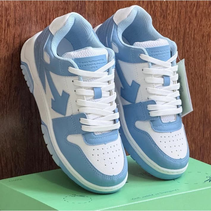 Tenis Off White Out-Off-Office Azul Unissex Lançamento 2025