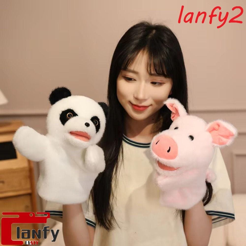LANFY Fantoche De Mão Animal , Brinquedos De Tubarão De Pelúcia Para Contar Histórias De Pato , História De Dedo Educaçã