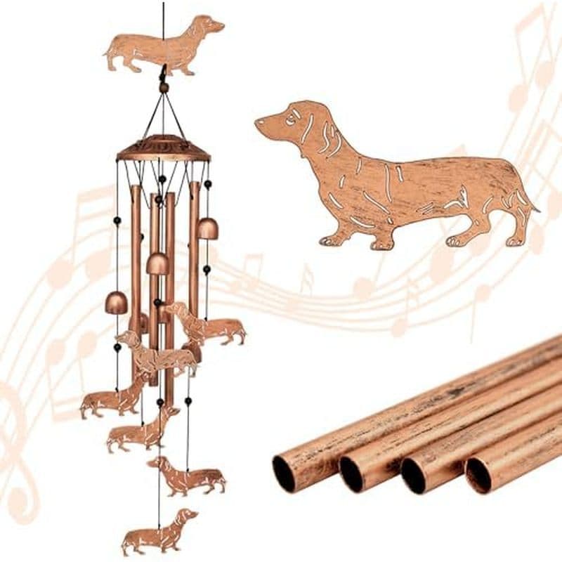 Sinos De Vento De Beija-Flor GDNSFIT Para Exterior , Metal , Presentes Mulheres/Homens , Decoração De Jardim Com Carrilh