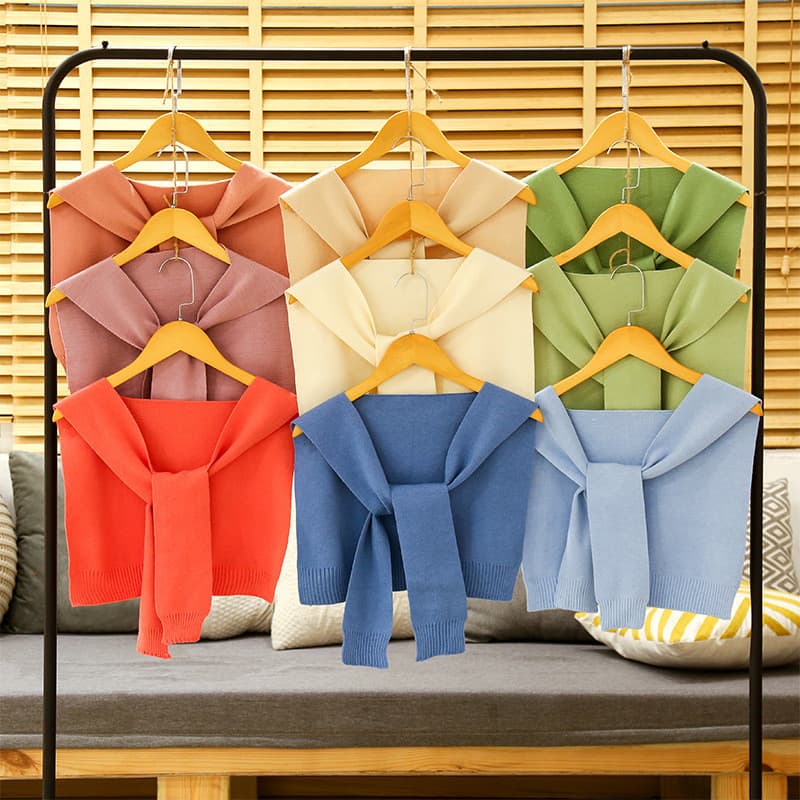 Primavera outono ar condicionado quarto combinando ombro pequeno xale exterior combinando camisa influenciador verão ata