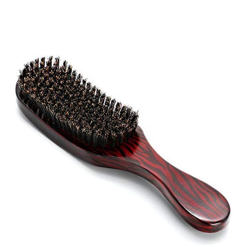 Escova De Cabelo Com Cerdas De Javali Naturais Para Homens E Mulheres , Grossa , Encaracolada , Ondulada , Seca Danifica