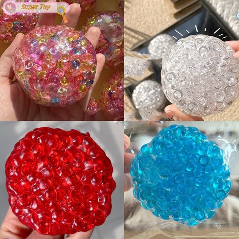SUPERTOY Criativo Explosão Contas Mole Artesanal Bola Alívio Do Estresse Brinquedos Recuperação Lenta Brinquedo Fidget C