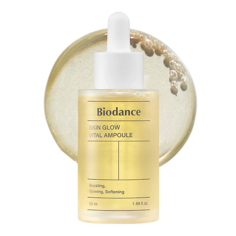 Ampola Biodane Skin Glow Vital, sérum de cuidado completo, iluminador, anti-envelhecimento, ampola com complexo probióti