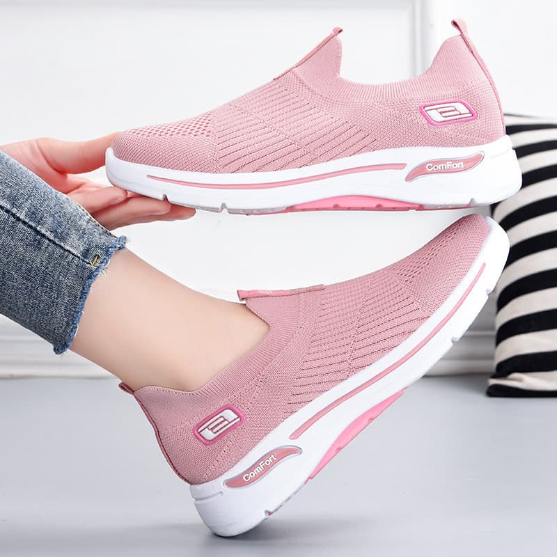 Sapatos femininos sapatos 2024 novo estilo comércio exterior sapatos femininos moda mãe sapatos meias sapatos sapatos de