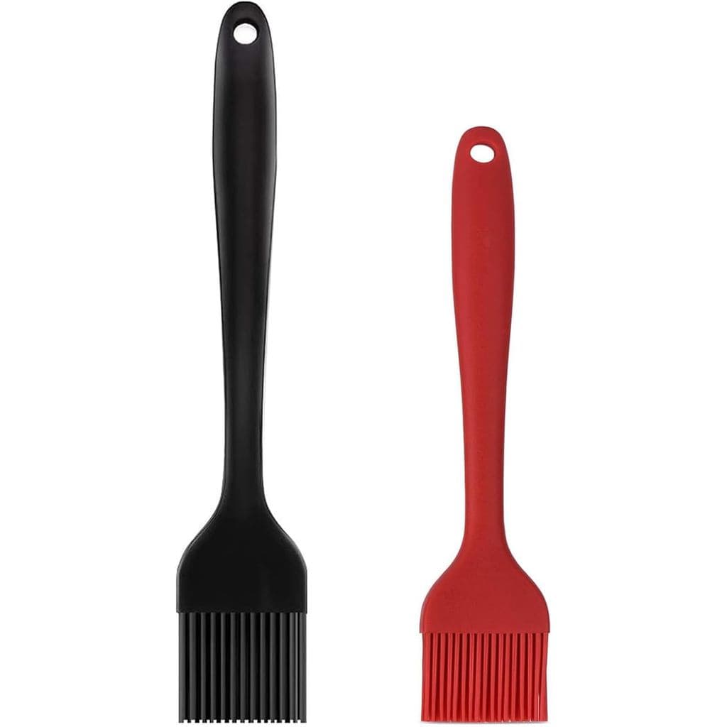Conjunto de Pincéis de Silicone para Pastelaria Hhyn, 2 Peças, Resistente ao Calor, para Espalhar Óleo, Manteiga e Molho
