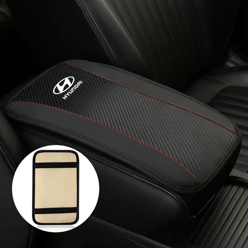 1pc Caixa De Apoio De Braço Do Carro Almofada Cotovelo Resto Console Capa Para Hyundai IONIQ Nexo Paliçada Elantra Sonat