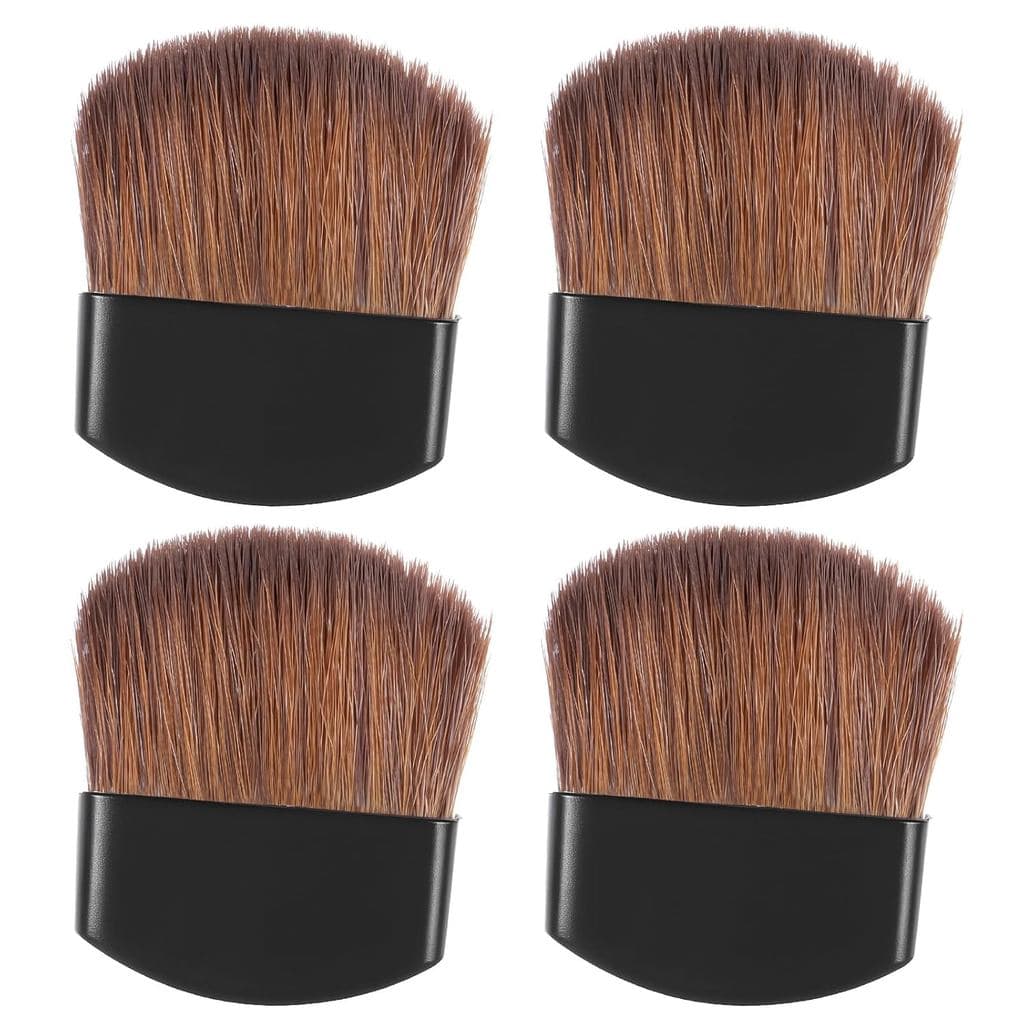 Mini Pincel De Blush Em Pó , 4 Unidades , Pincéis De Maquiagem Facial , Loos Multifuncionais Para Viagem