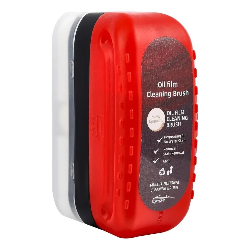 Limpador de vidros automotivo 2 em 1 com aplicador, 120ml, para para-brisa e espelhos de carro.