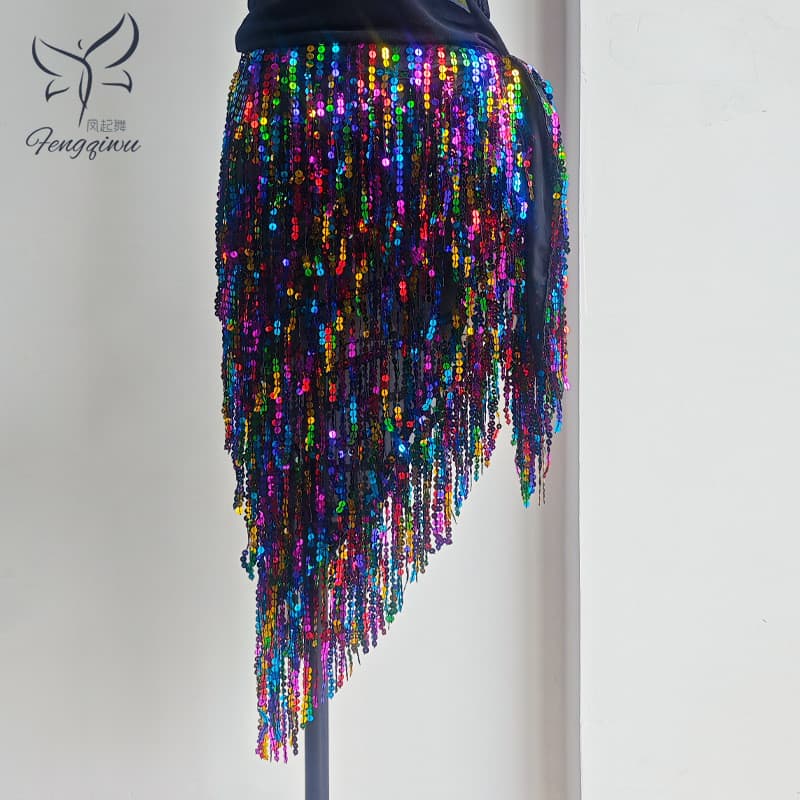 Lenço para Dança do Ventre, Saia Longa para Iniciantes, Cinto de Cintura 4556 4712 UJL1