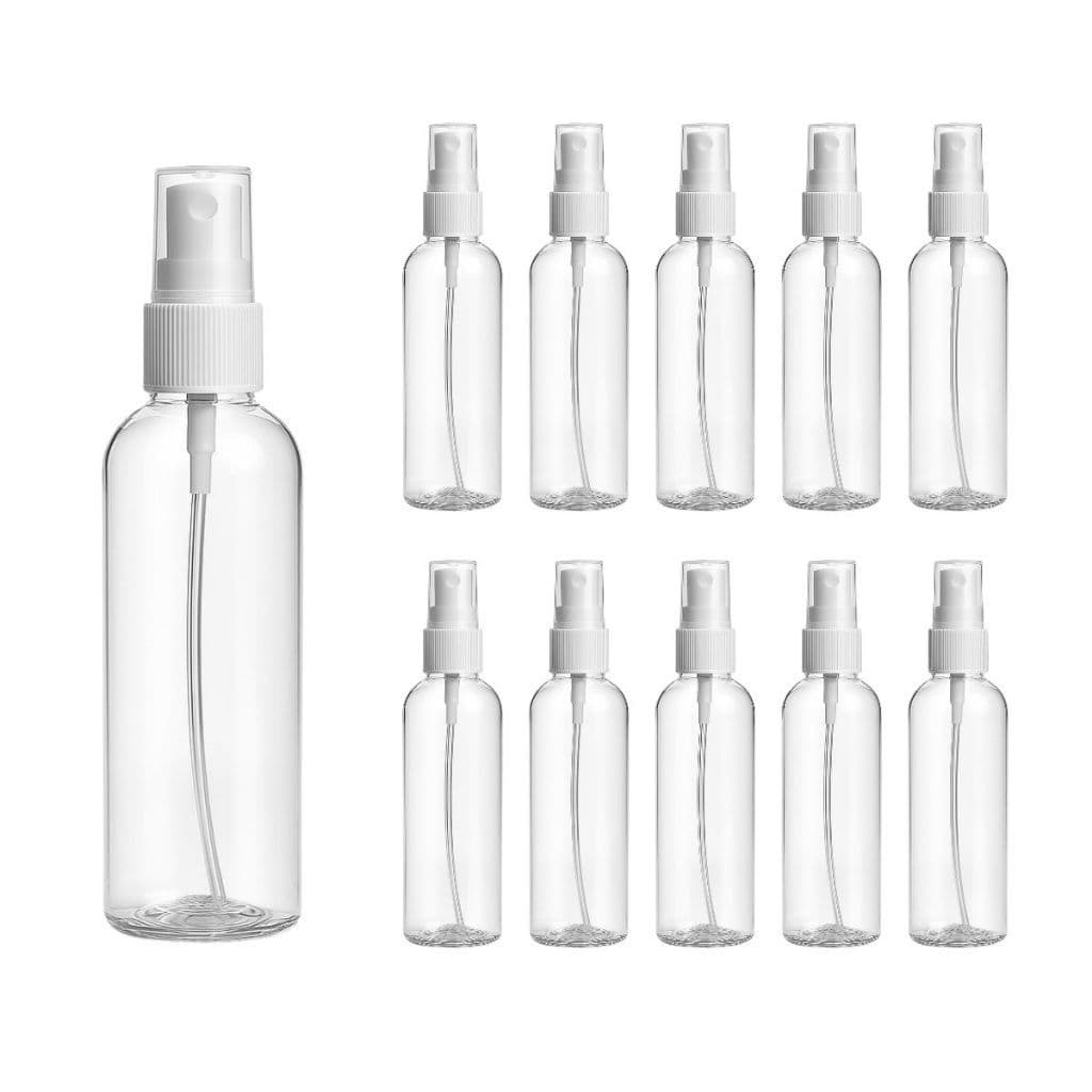 Frasco Borrifador Spray Pulverizador Perfume Multiuso 100ml 10un