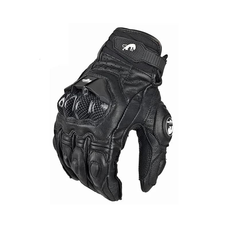 Luvas De Couro Genuíno De Alta Qualidade Luva Masculina Equitação MOTO De Motocicleta Guantes Proteção Corrida Equipamen