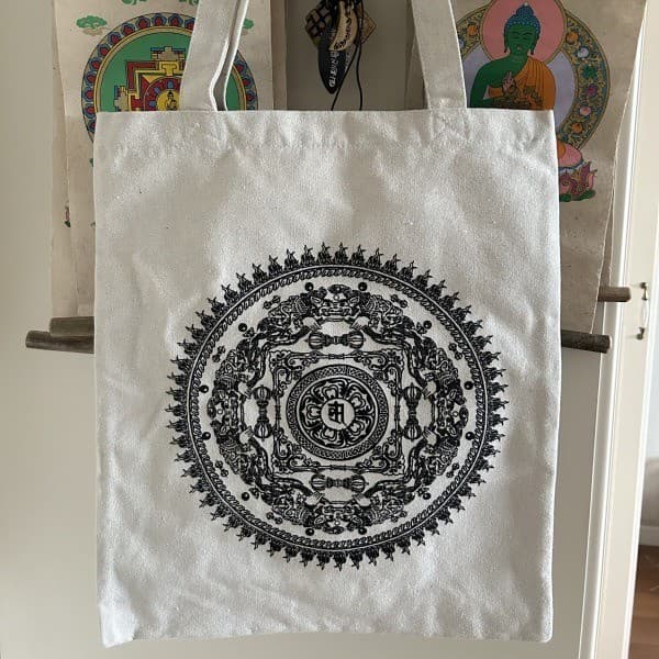 Sacola de lona ecologicamente correta do Nepal, nicho feminino, personalidade característica, quatro estilos, olho de Bu