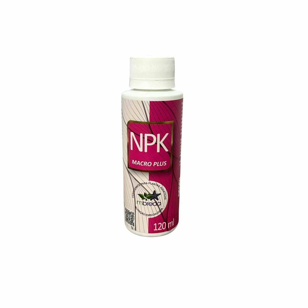 Fertilizante Mbreda Macro Plus Npk 120ml P Aquario Plantado