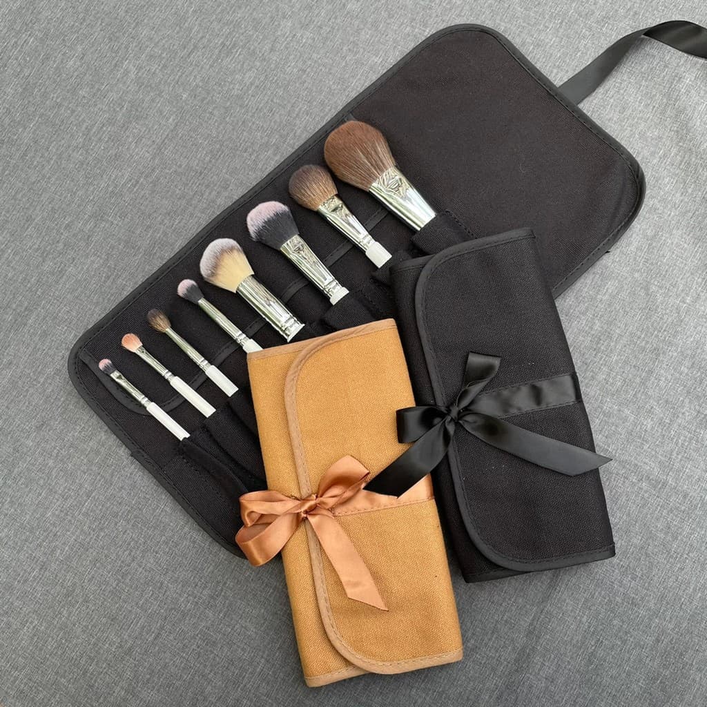 Saco de escova de pano auto-recomendado!Tenha sabor de estoque!Bolsa de armazenamento de pincel de maquiagem muito leve