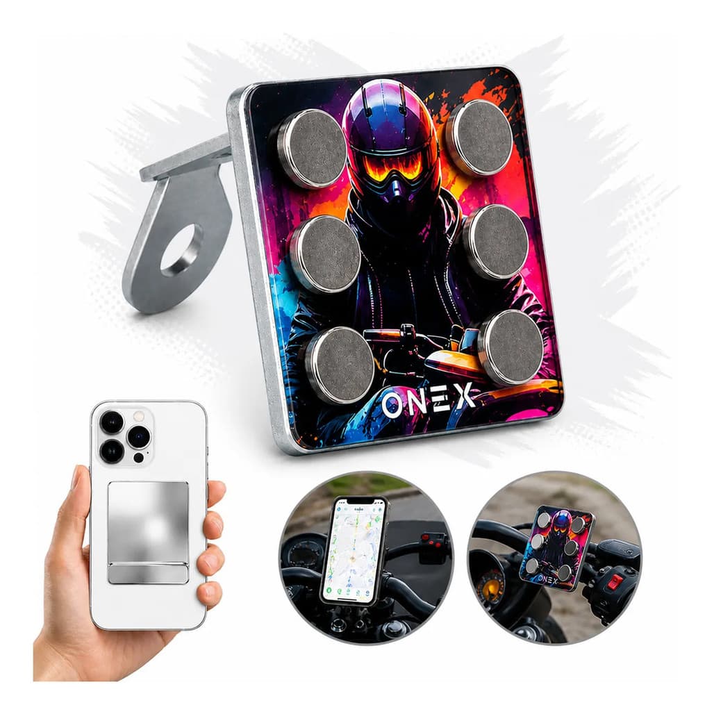 Suporte Celular Moto Magnetico Ima Extra Forte Motoboy Gps