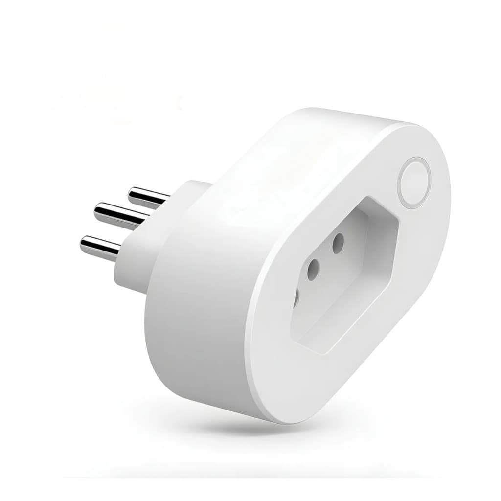 Tomada Inteligente Wi-Fi 16A Bivolt Smart Plug Monitor Consumo Alexa Google