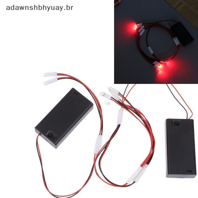 Adawnshubiuay 1 Peça DIY Criativo Modelo Artesanal Luz Casa De Bonecas Ultra Brilhante 3V Contas De Lâmpada LED Pequena