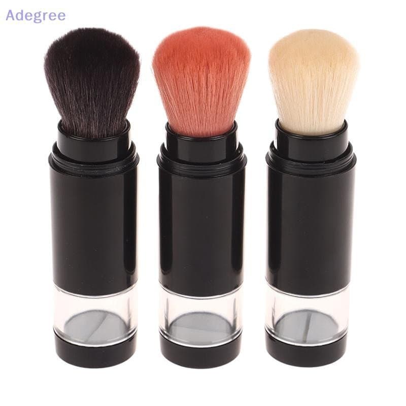 Adegree 2 Em 1 Pincel De Base Maquiagem Vazio Viagem Blush Com Garrafa Solta Recarregável Ferramentas De Beleza Novo
