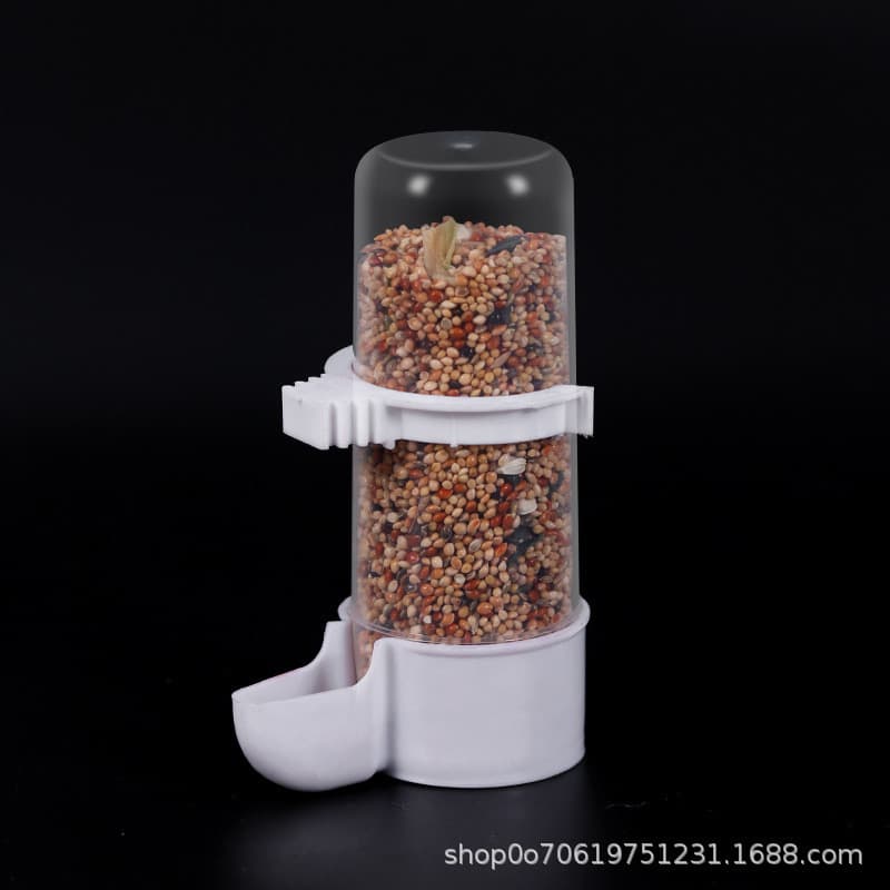 Dispensador Automático de Água para Pássaros, para Papagaios e Aves-de-Perola, Alimentador Grande para Pássaros com Clip