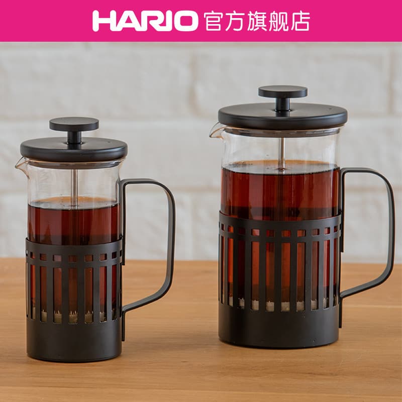 [Loja principal] HARIO Panela de prensa francesa Cafeteira Copo de filtro doméstico Brew à mão Pote de prensa francesa T