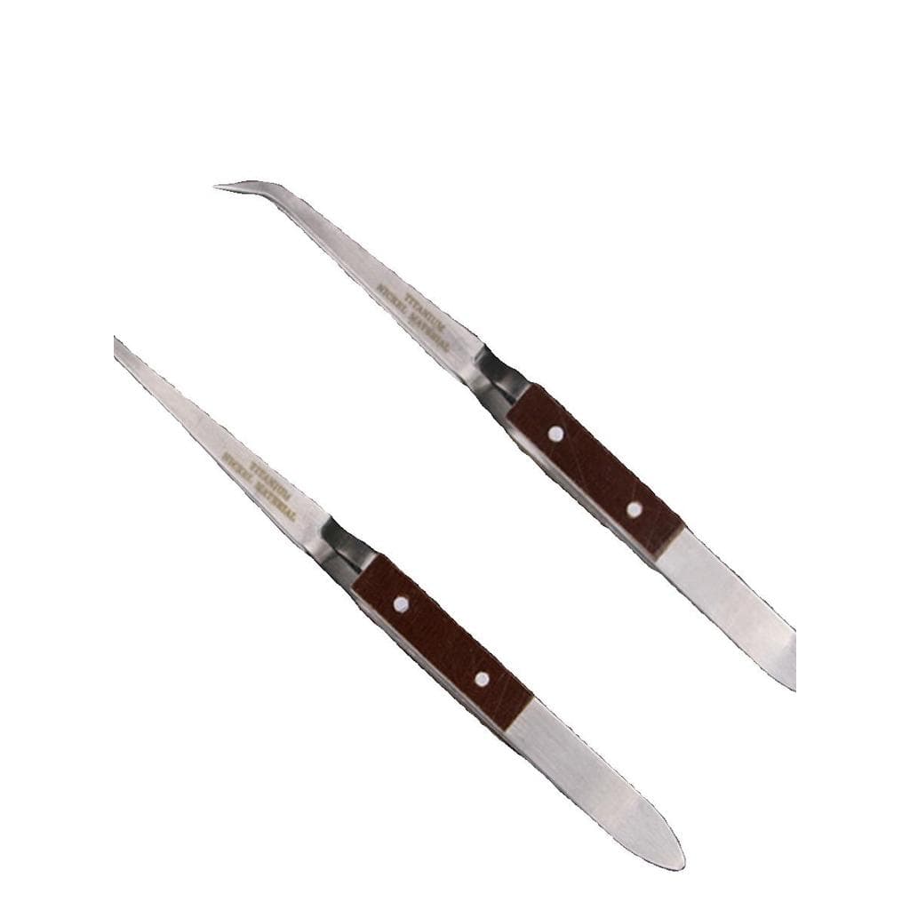 Pinça de isolamento térmico de aço inoxidável, clipe de soldagem, ferramenta dourada, equipamento de joias, ponta reta,