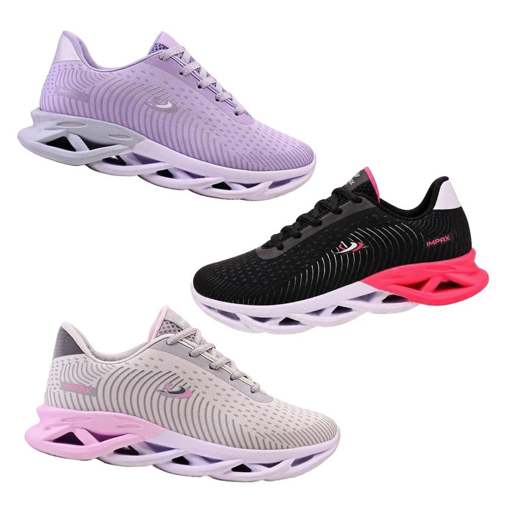 Kit 3 Tênis Feminino Esportivo Bella Estiloso Moderno Treino Academia Corrida Caminhada
