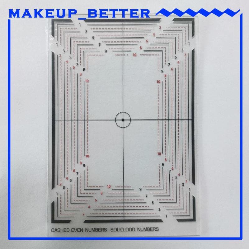 [Makeup_better] Ferramenta De Centralização De Classificação De Cartão , Avaliação Precisa De Calibração , Excelente Dur