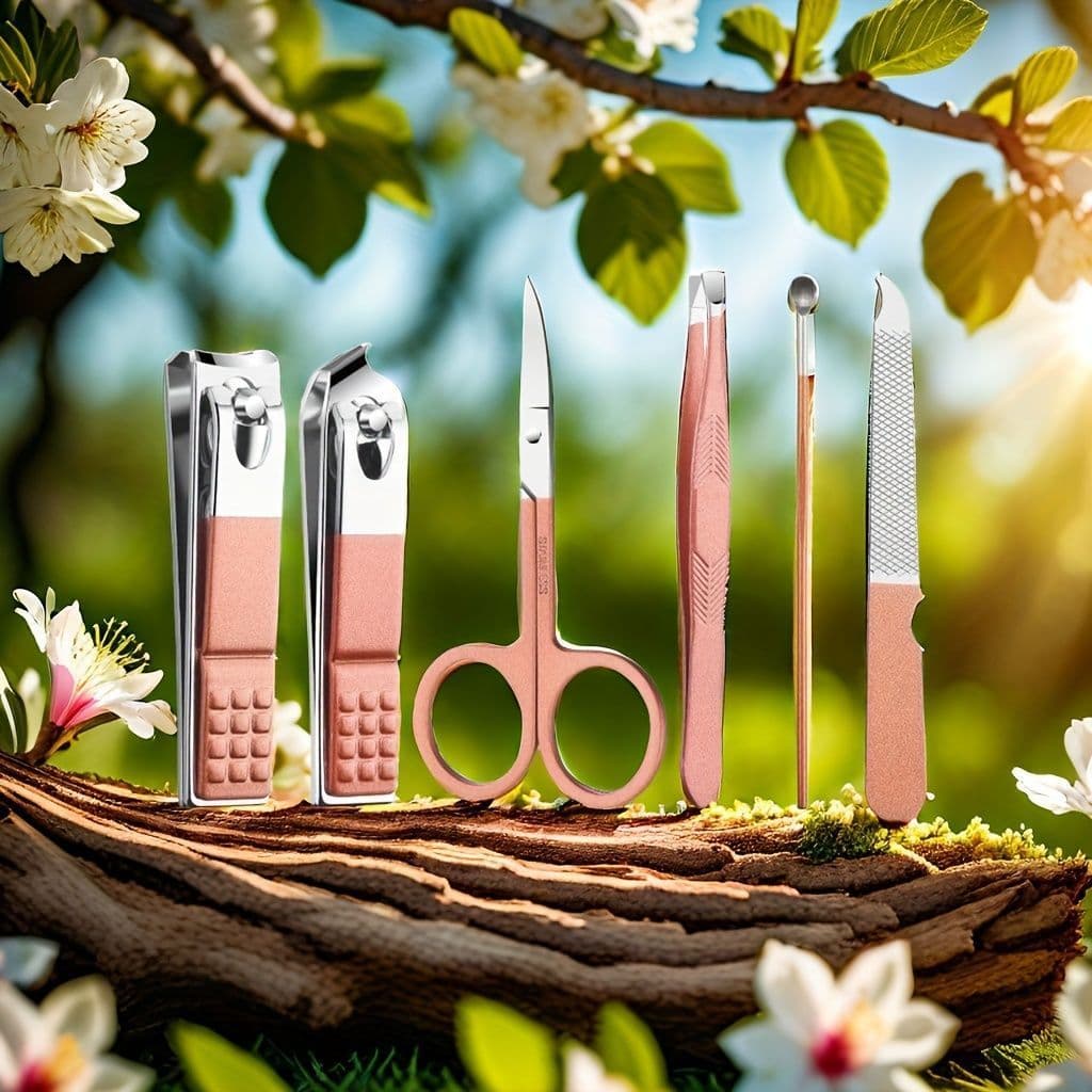 Estilo alemão High-End cortador de unhas conveniente zíper afiado tesoura de unhas conjunto completo cortador de unhas d