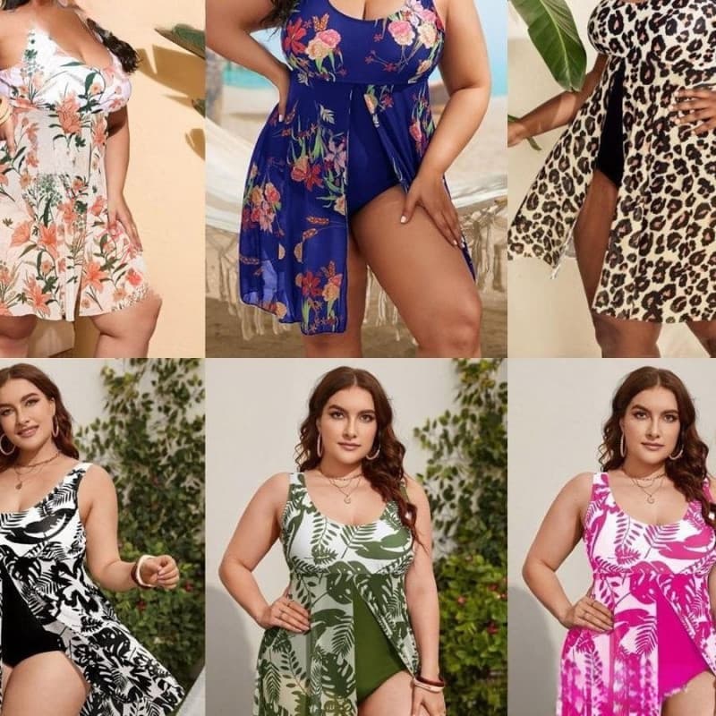XT Conservador plus size Maiô De Uma Peça Adequado Para Feminino/7VYR
